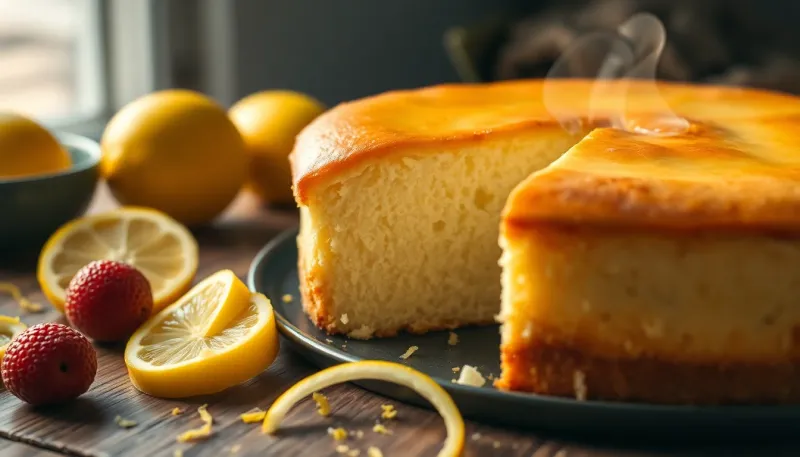 Gâteau au citron sans beurre : comment la ricotta change tout pour une texture légère