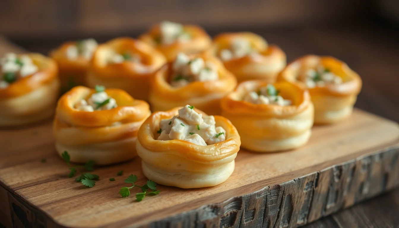 Pâte feuilletée au thon et Boursin : les mini bouchées apéritives irrésistibles