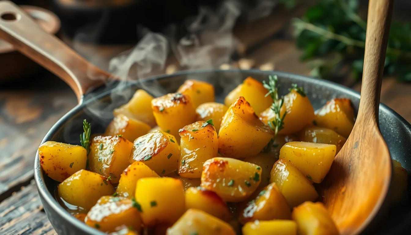 Pommes de terre Amandine : le secret du beurre pour une texture fondante révélée